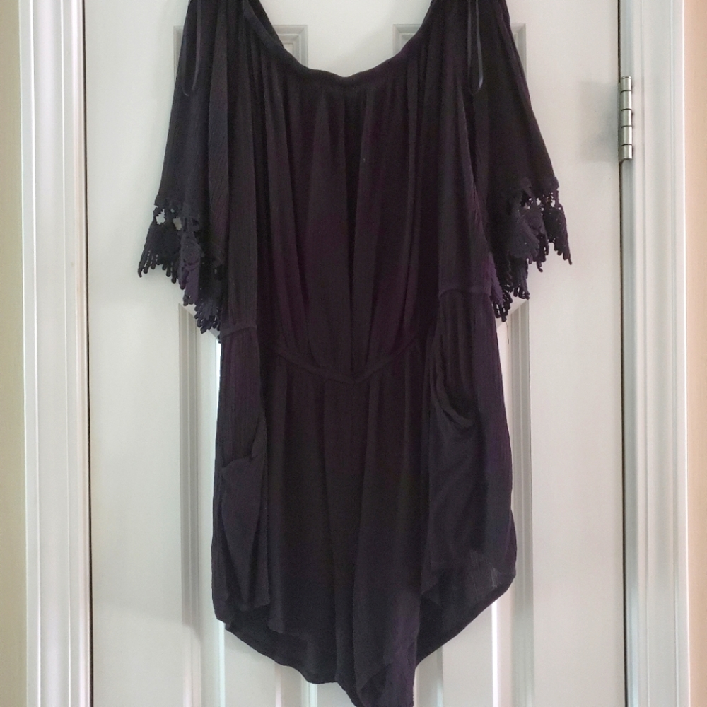 Black Shorts Romper